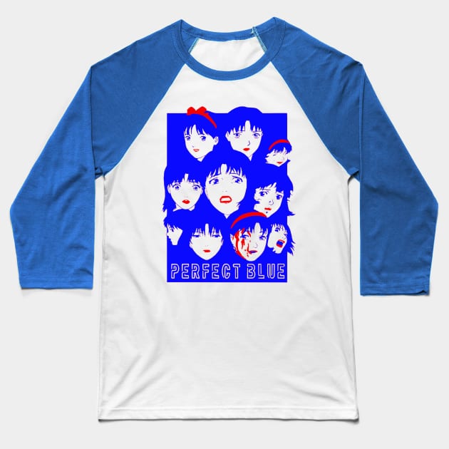 Perfect Blue Baseball T-Shirt by OtakuPapercraft